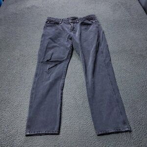 Nineteen 91 Slouch Tapered Leg Jeans Cotton Denim Gray Mens Size 34x29
